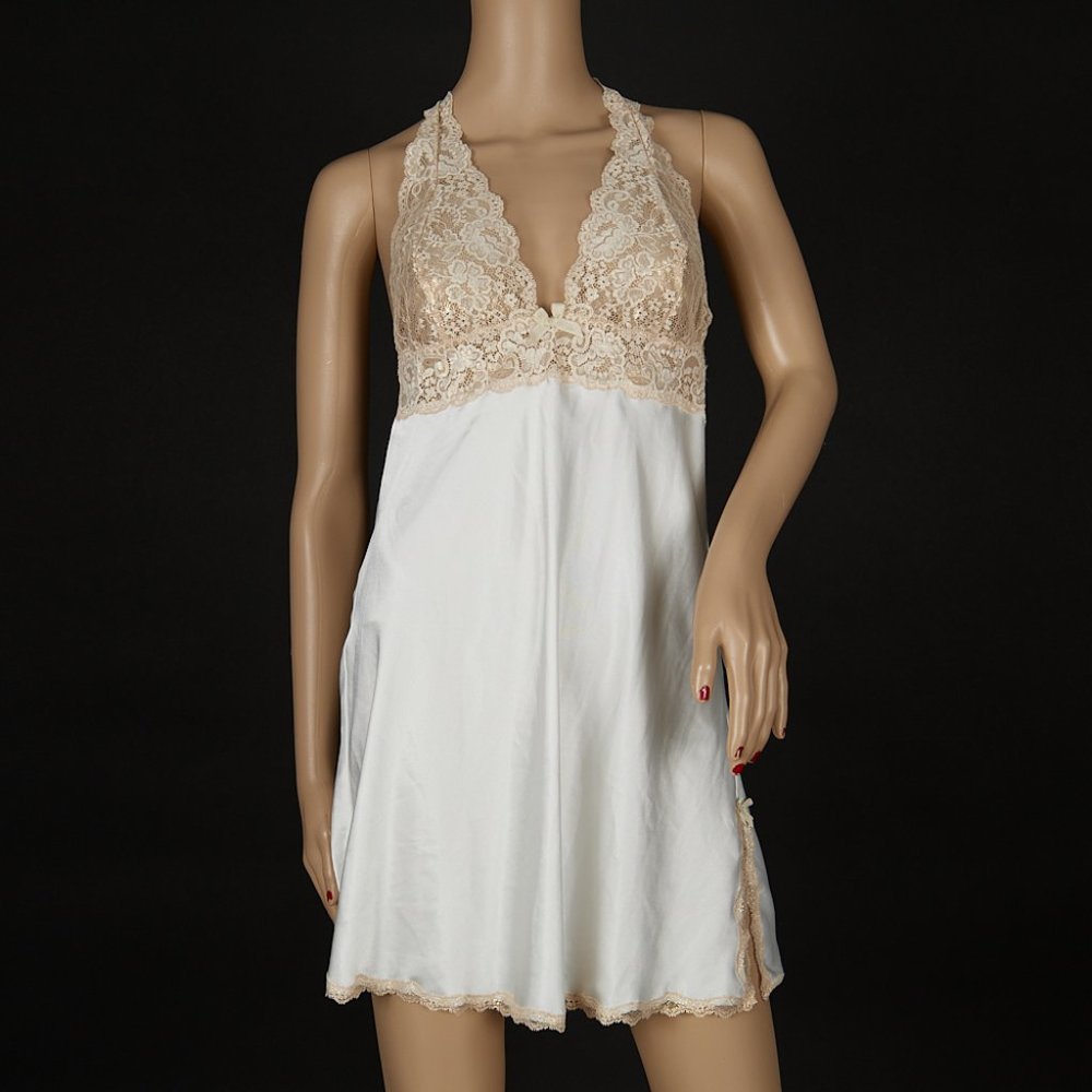 Victoria's Secret y2k Style Lace Slip Chemise Nightie Size Medium